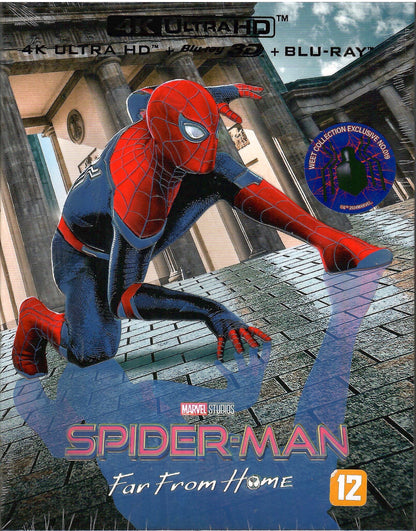 Spider-Man: Far From Home 3D & 4K Full Slip A1 SteelBook (Re-release)(2019)(WCE#19)(Korea)