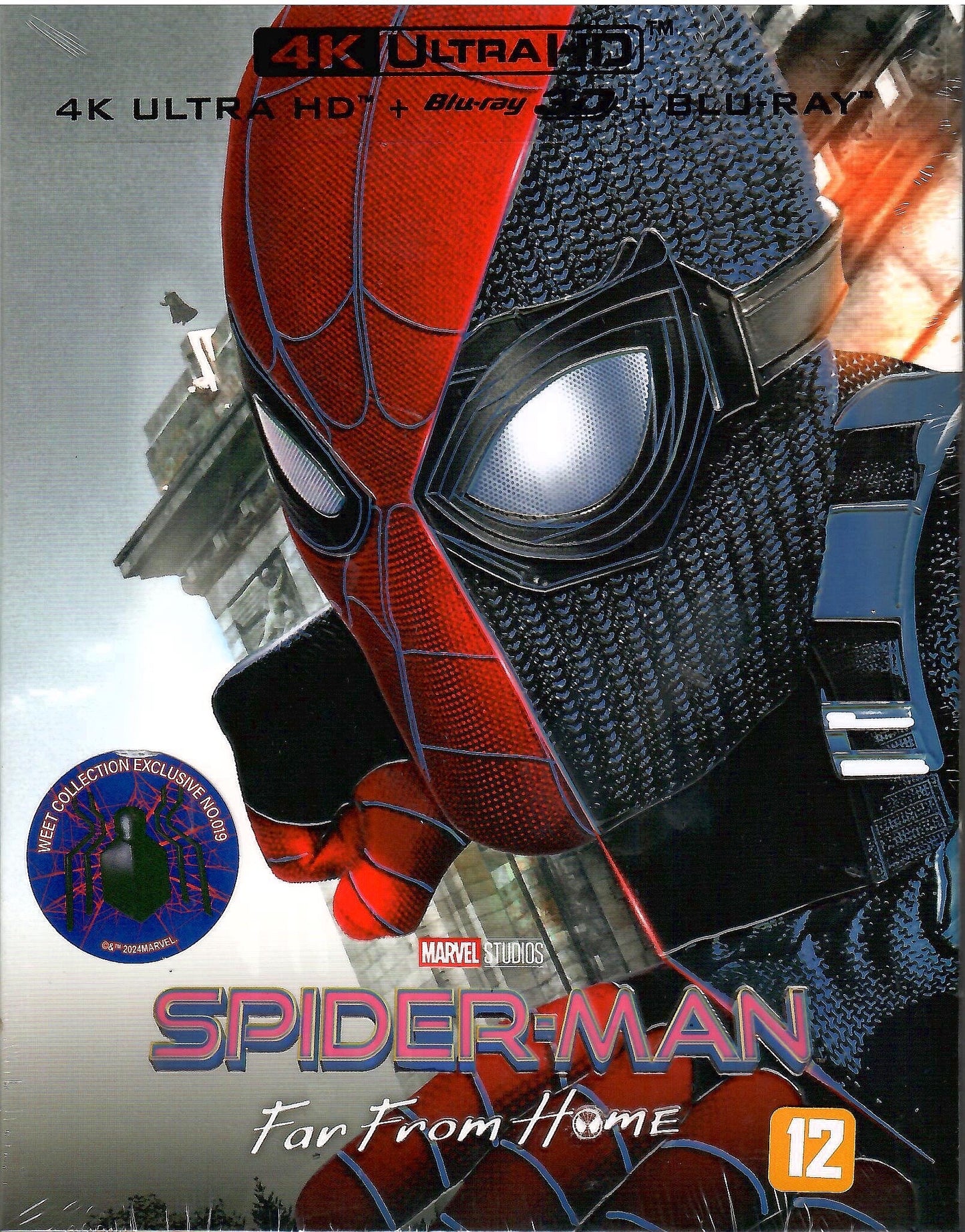 Spider-Man: Far From Home 3D & 4K Full Slip A2 SteelBook (Re-release)(2019)(WCE#19)(Korea)