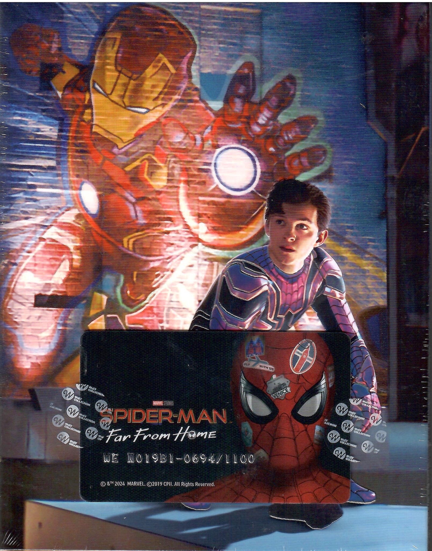 Spider-Man: Far From Home 3D & 4K Lenticular B1 SteelBook (Re-release)(2019)(WCE#19)(Korea)