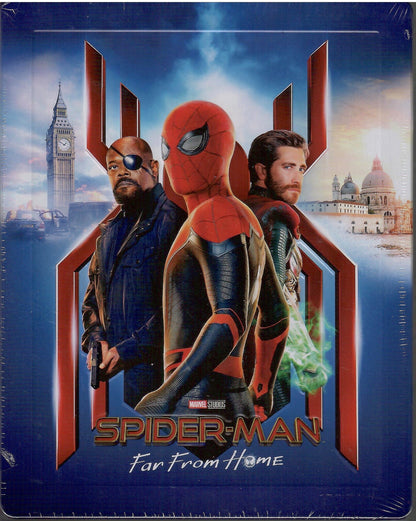 Spider-Man: Far From Home 3D + 4K SteelBook + Lenticular Magnet (2019)(FAC#128)(Czech)