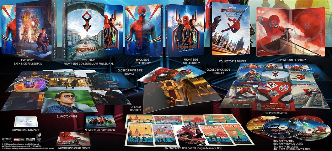 Spider-Man: Far From Home 3D + 4K Lenticular SteelBook (2019)(FAC#128)(Czech)