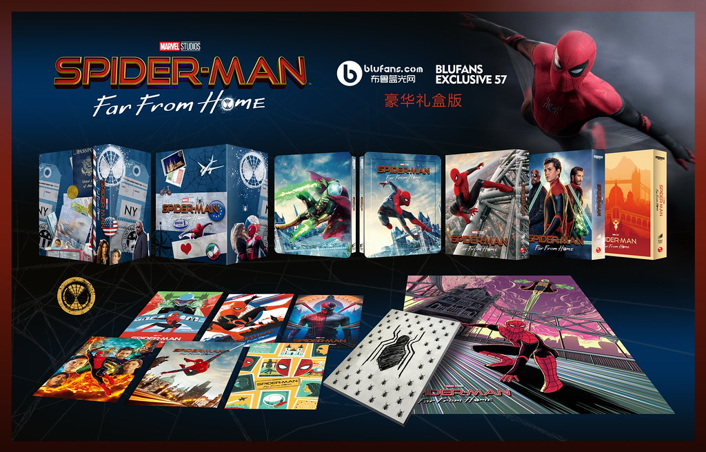 [Pre-Order] Spider-Man: Far From Home 4K 1-Click SteelBook (2019)(Blufans#57)(China)
