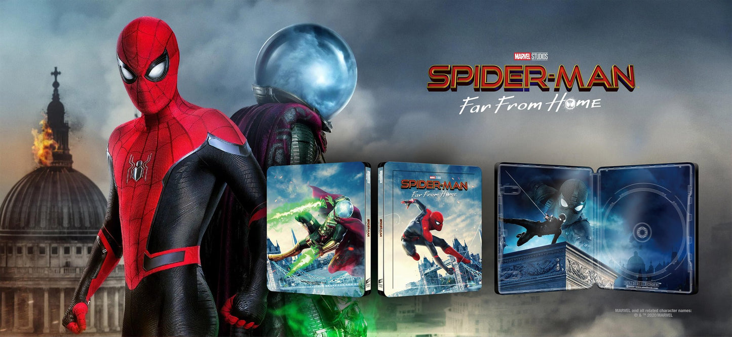 [Pre-Order] Spider-Man: Far From Home 4K 1-Click SteelBook (2019)(Blufans#57)(China)