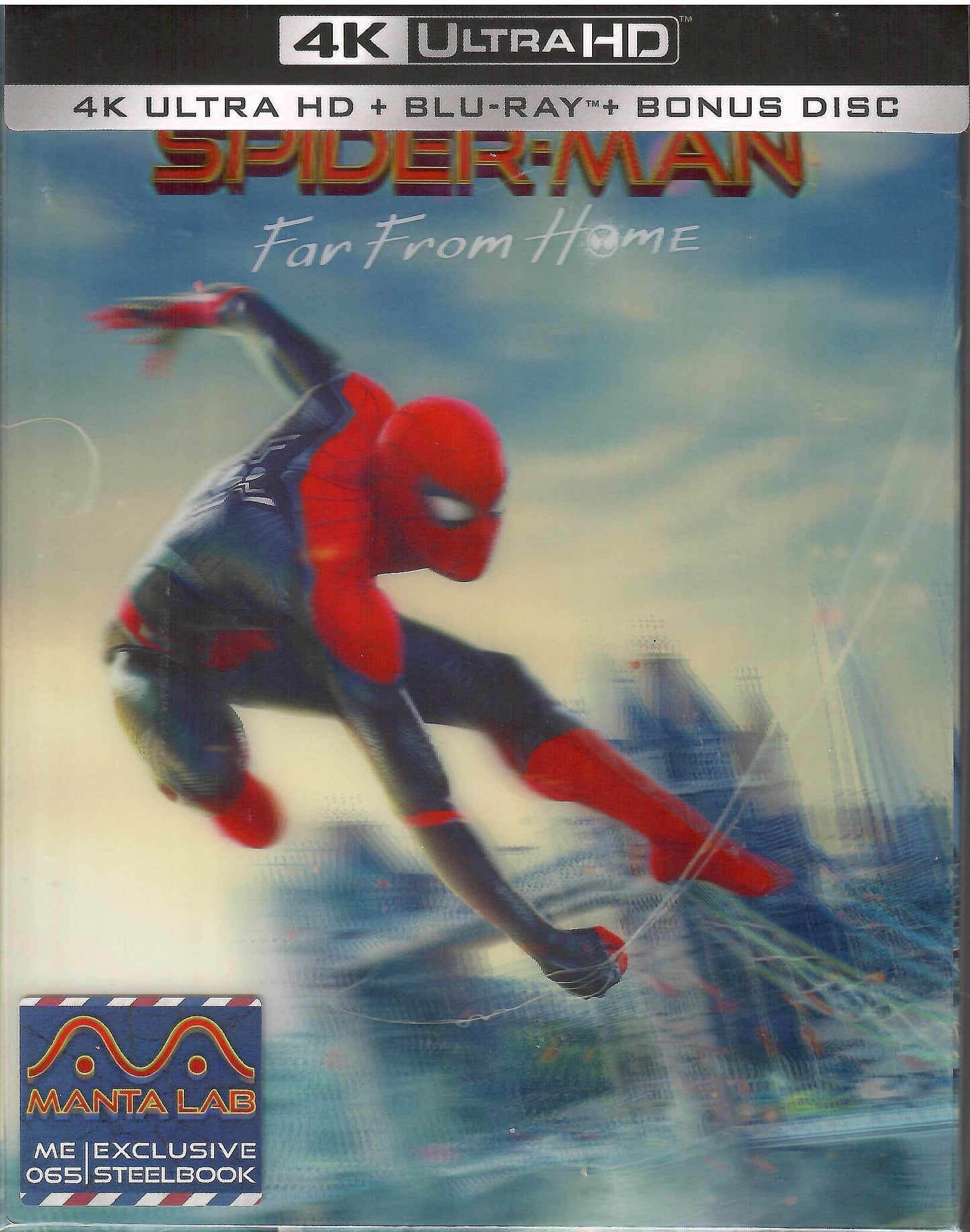 Spider-Man: Far From Home 4K 1-Click SteelBook (2019)(ME#65)(Hong Kong)