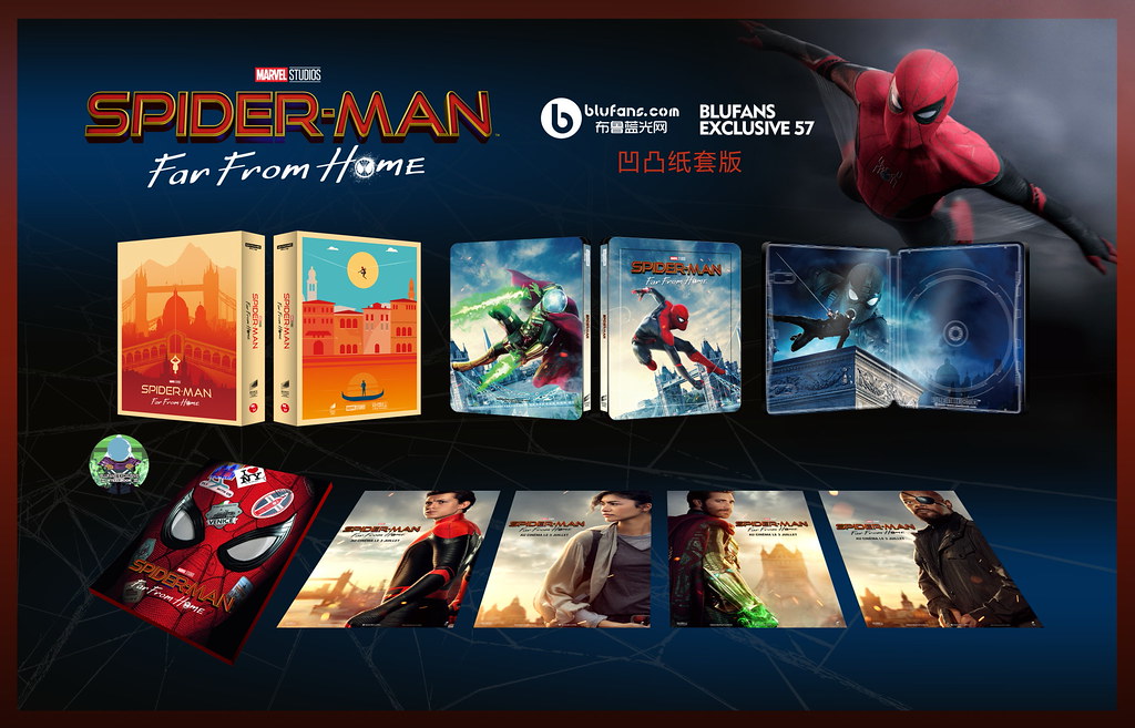 [Pre-Order] Spider-Man: Far From Home 4K 1-Click SteelBook (2019)(Blufans#57)(China)