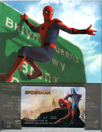 Spider-Man: Homecoming 3D Full Slip #1 SteelBook + Lenticular Magnet (FAC#89)(Czech)