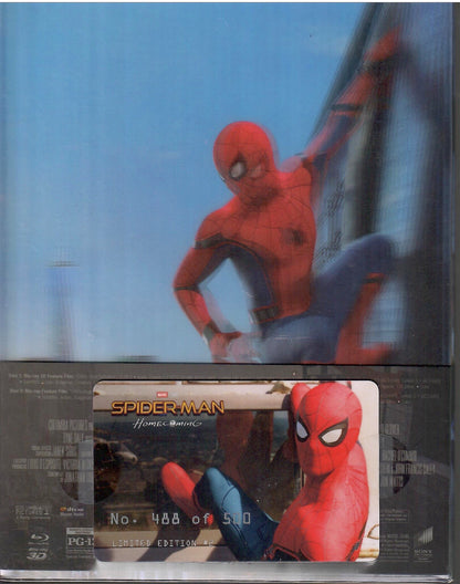 Spider-Man: Homecoming 3D Lenticular SteelBook (FAC#89)(Czech)