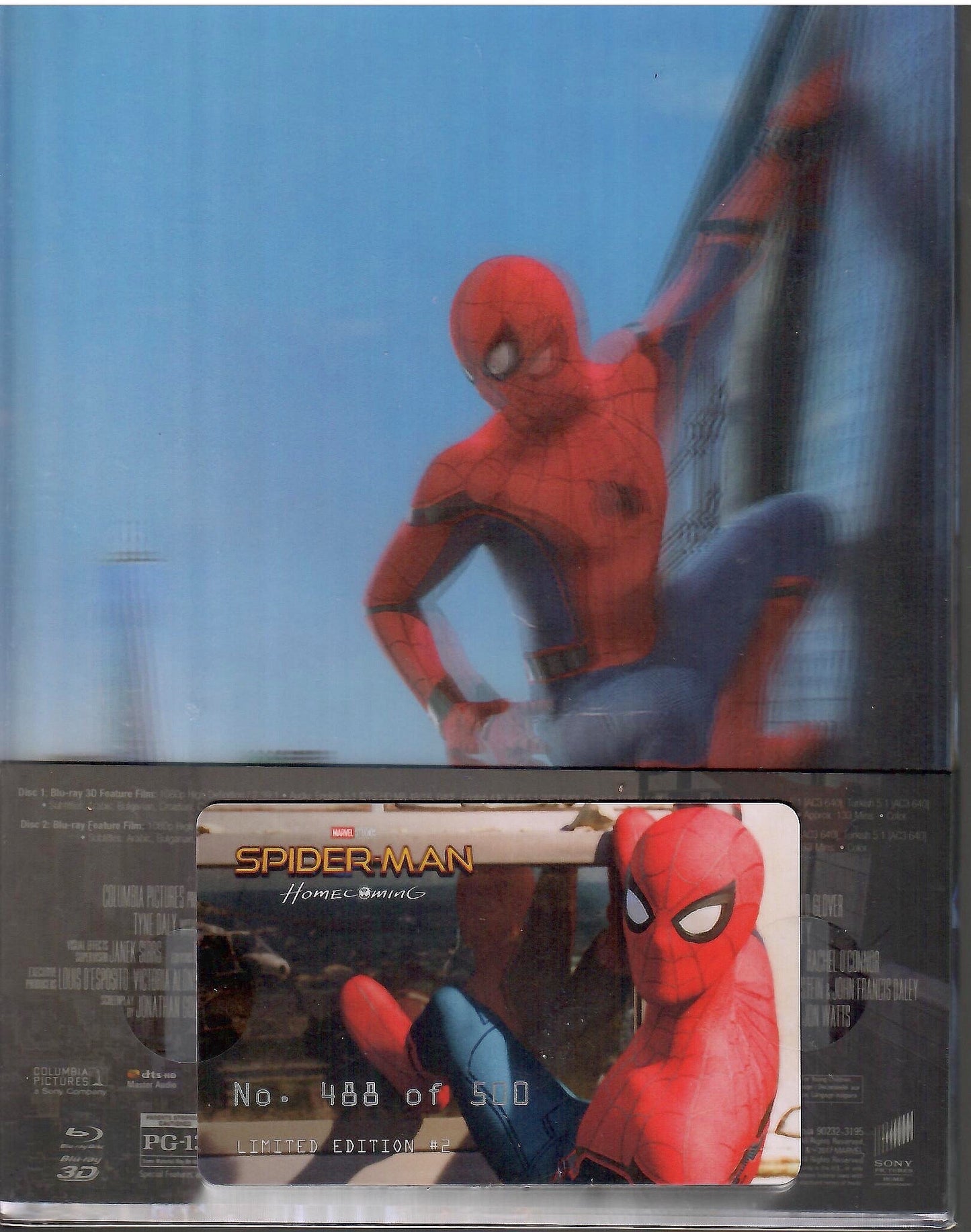 Spider-Man: Homecoming 3D & 4K 1-Click SteelBook Maniacs Box Set (FAC#89)(Czech)