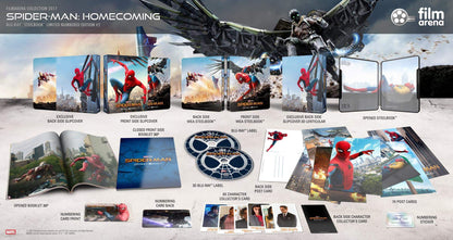 Spider-Man: Homecoming 3D & 4K 1-Click SteelBook Maniacs Box Set (FAC#89)(Czech)