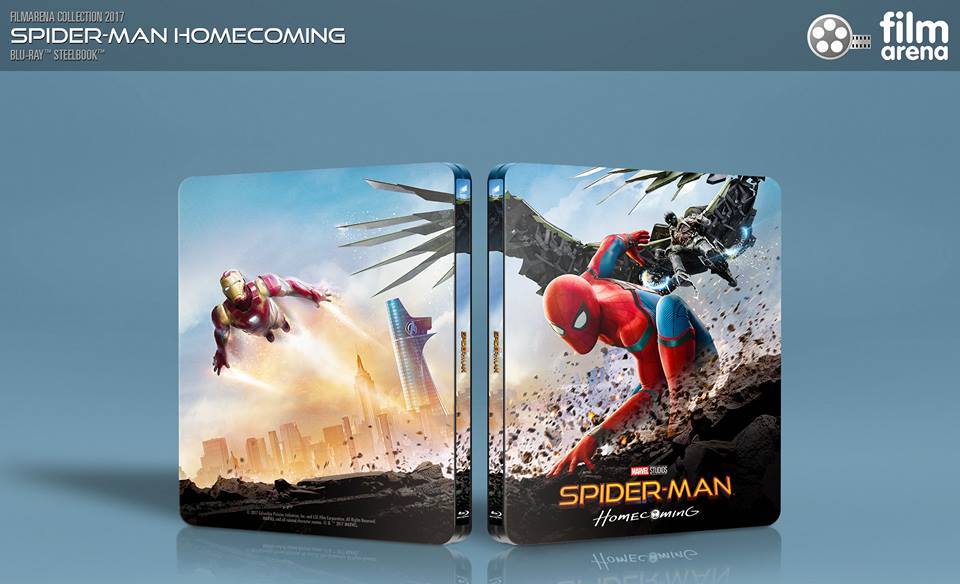 Spider-Man: Homecoming 3D Full Slip #1 SteelBook + Lenticular Magnet (FAC#89)(Czech)