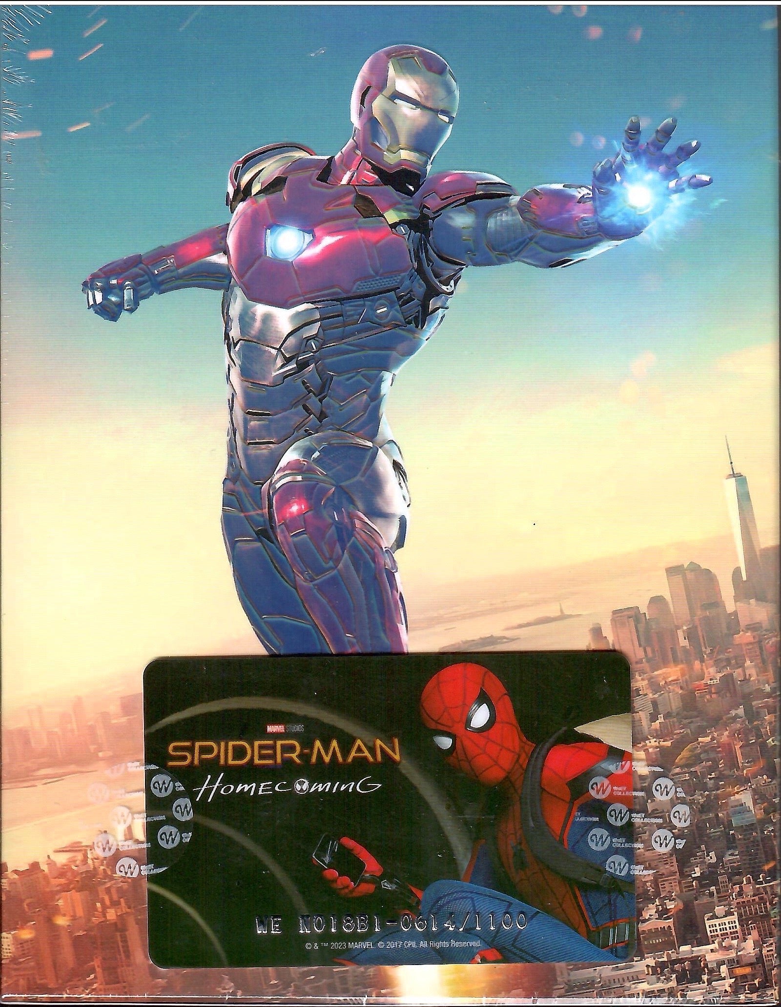 Spiderman Homecoming store and Iron Man 4k Steelbooks