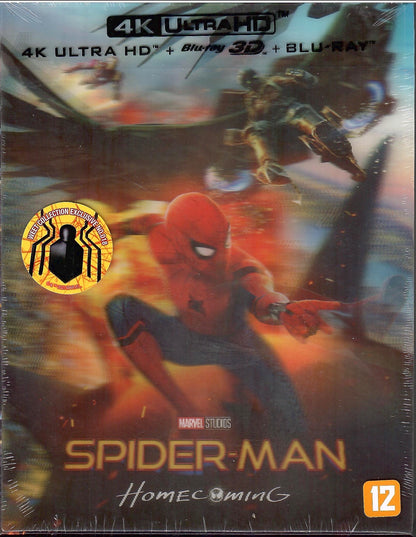 Spider-Man: Homecoming 3D + 4K Lenticular B2 SteelBook (WCE#018)(Korea)