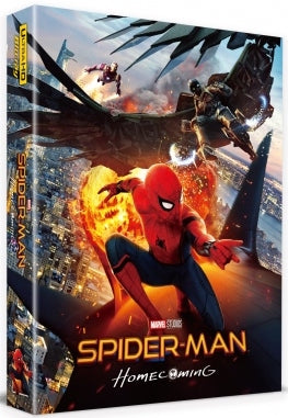 Spider-Man: Homecoming 3D + 4K Lenticular B2 SteelBook (WCE#018)(Korea)