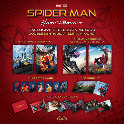 Spider-Man: Homecoming 4K 1-Click SteelBook (ME#64)(Hong Kong)