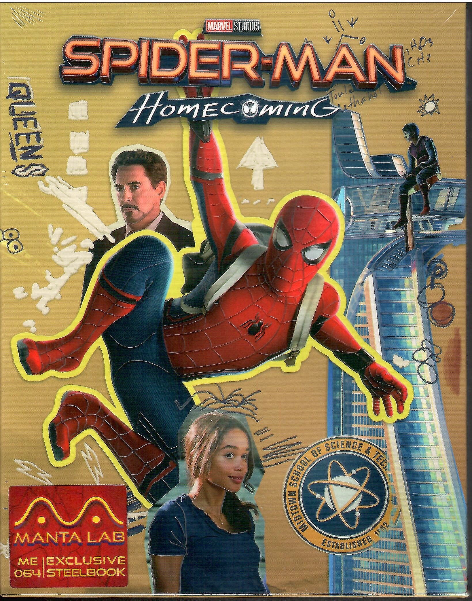 Marvel Spider-Man: Homecoming selling Blu-ray collectors edition