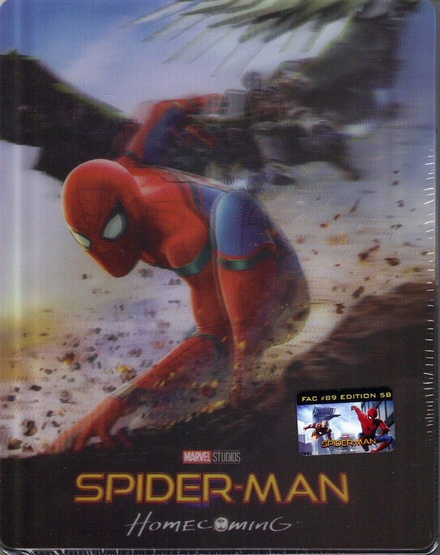 Spider-Man: Homecoming 3D E5B SteelBook + Lenticular Magnet (FAC#89)(Czech)