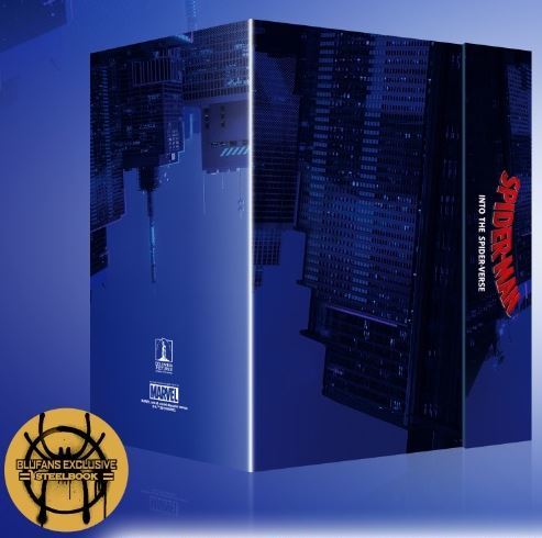 Spider-Man: Into the Spider-Verse 4K 1-Click SteelBook (Blufans#53)(China)(EMPTY)(Slip Box)