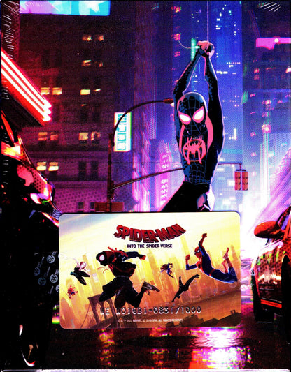 Spider-Man: Into the Spider-Verse 3D + 4K Lenticular B1 SteelBook (Spiderman)(Spiderverse)(Korea)