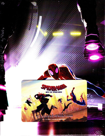 Spider-Man: Into the Spider-Verse 3D + 4K Lenticular B2 SteelBook (WCE#016)(Korea)