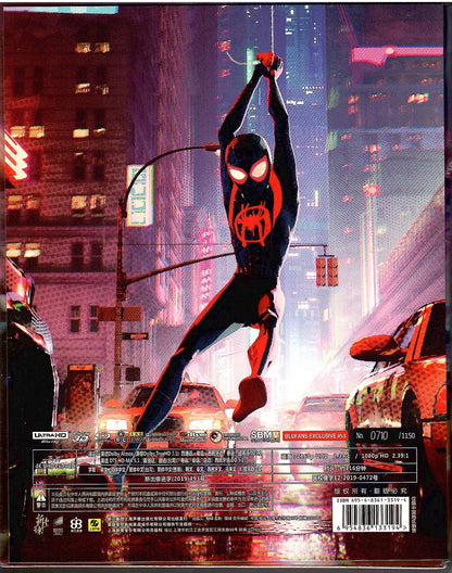 Spider-Man: Into the Spider-Verse 3D + 4K Double Lenticular SteelBook (Blufans #53)(China)