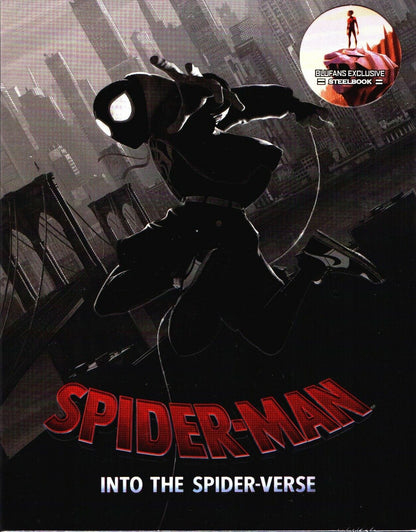 Spider-Man: Into the Spider-Verse 3D & 4K 1-Click SteelBook (Blufans#53)(China)