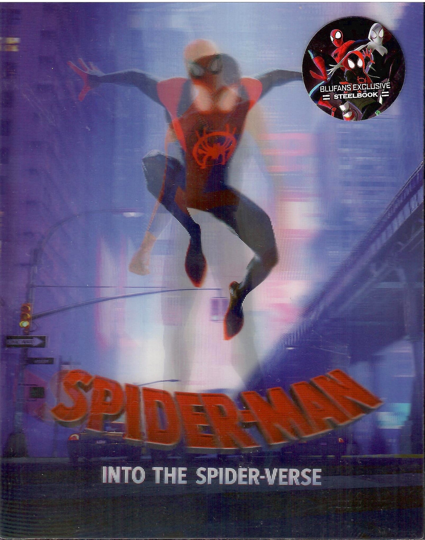 Spider-Man: Into the Spider-Verse 3D & 4K 1-Click SteelBook (Blufans#53)(China)