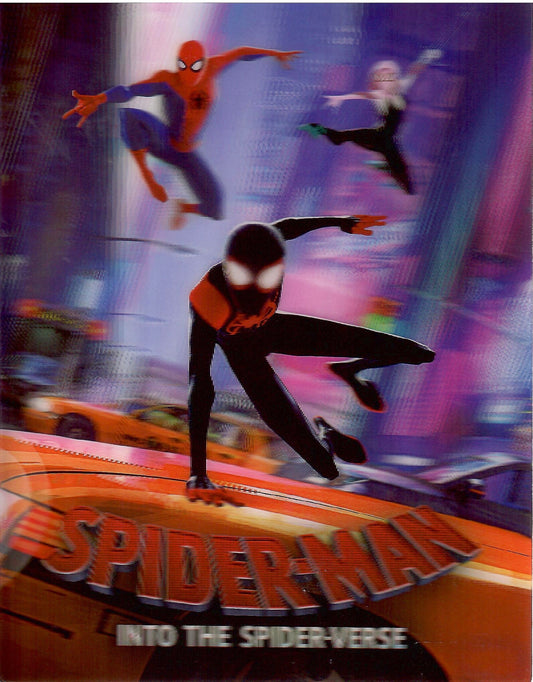 Spider-Man: Into the Spider-Verse Lenticular Sticker For SteelBook (FAC#116)(Czech)