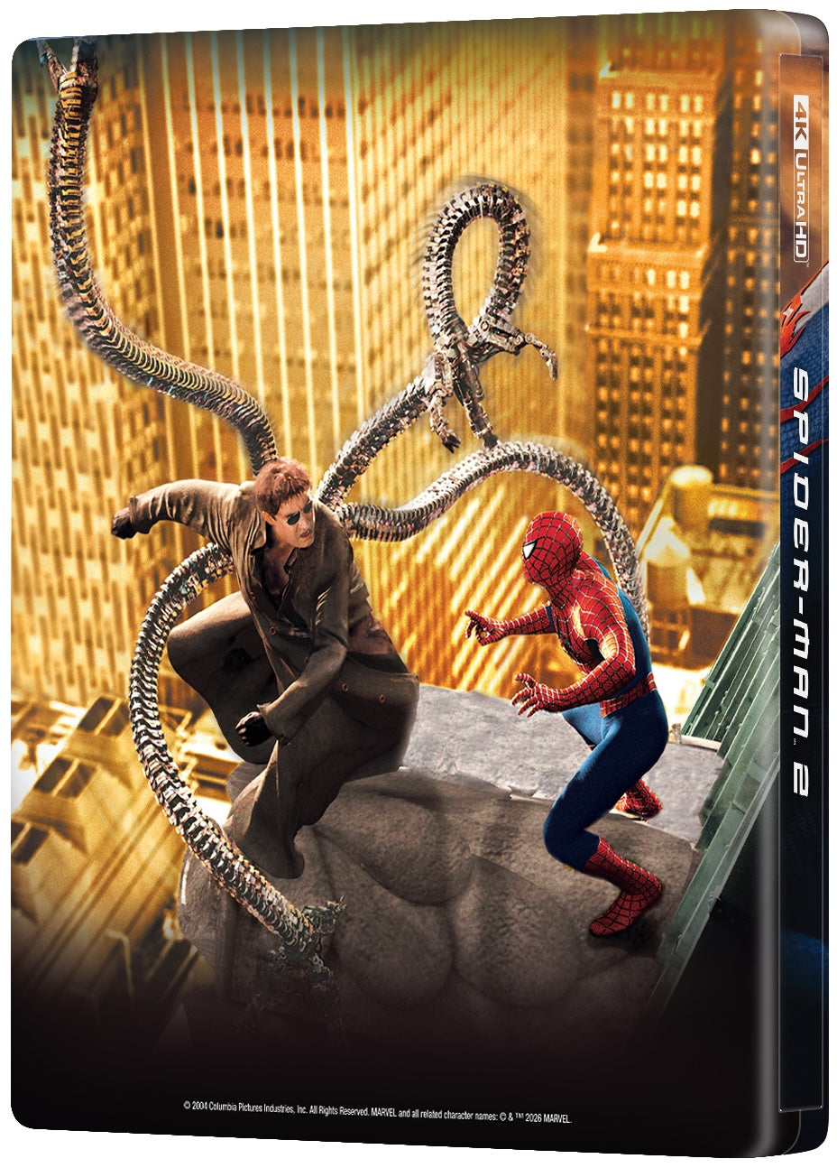 Spider-Man 2 4K Double Lenticular B SteelBook (ME#98)(2004)(Hong Kong)