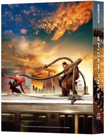 Spider-Man 2 4K Double Lenticular B SteelBook (ME#98)(2004)(Hong Kong)
