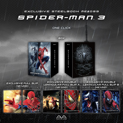 Spider-Man 3 4K 1-Click SteelBook (ME#99)(2007)(Hong Kong)