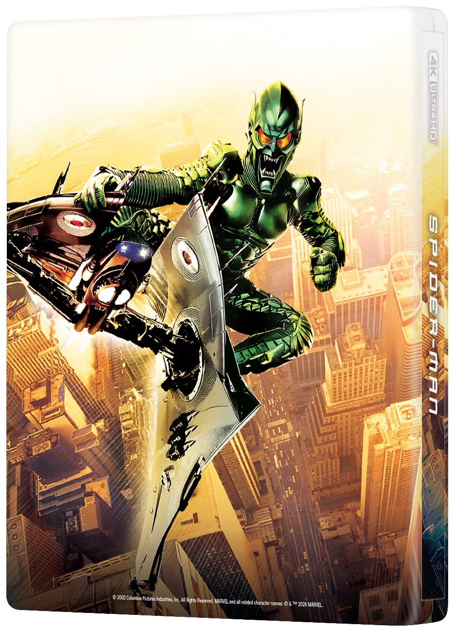 Spider-Man 4K Double Lenticular B SteelBook (ME#97)(2002)(Hong Kong)