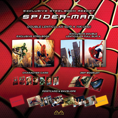 Spider-Man 4K Double Lenticular A SteelBook (ME#97)(2002)(Hong Kong)