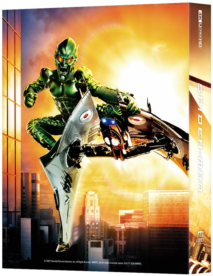 Spider-Man 4K Double Lenticular B SteelBook (ME#97)(2002)(Hong Kong)