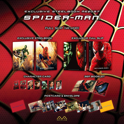 Spider-Man 4K Full Slip SteelBook (ME#97)(2002)(Hong Kong)
