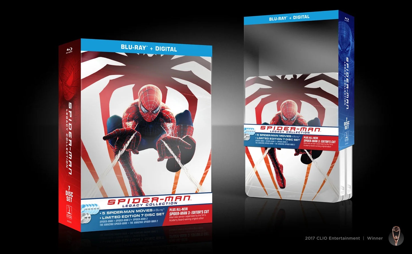 Spider-Man Legacy Collection Trilogy SteelBook (2002-2007)(Exclusive)