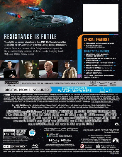 [Pre-Order] Star Trek VIII: First Contact 4K SteelBook