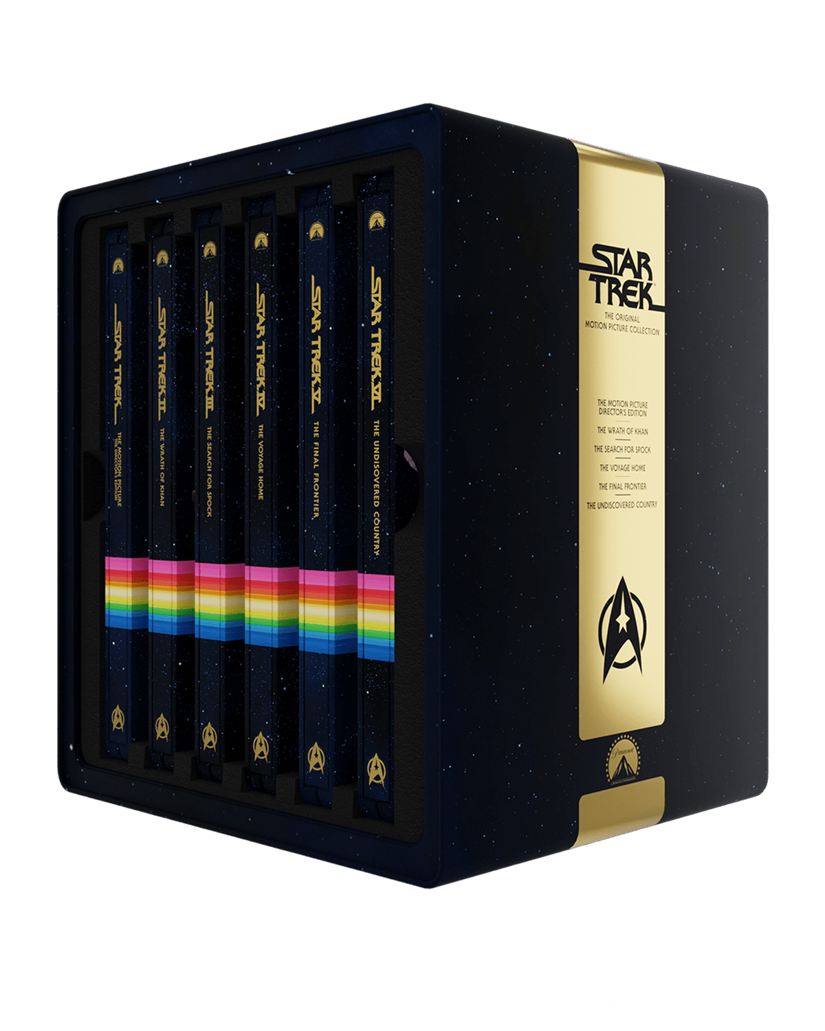 [Pre-Order] Star Trek: The Original Motion Picture 4K 1-Click SteelBook Collection Library Case (1979-1991)(UK)
