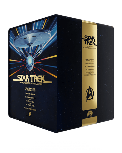 [Pre-Order] Star Trek: The Original Motion Picture 4K 1-Click SteelBook Collection Library Case (1979-1991)(UK)