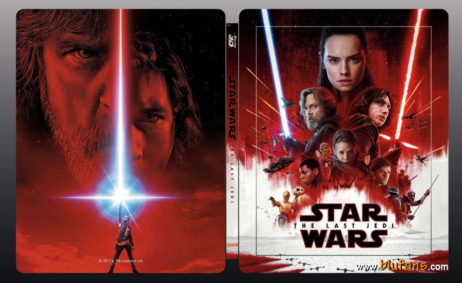 Star Wars: Episode VIII - The Last Jedi 3D Full Slip SteelBook (Blufans#47)(China)