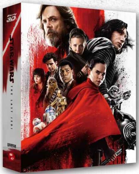 Star Wars: Episode VIII - The Last Jedi 3D Double Lenticular SteelBook (Blufans#47)(China)