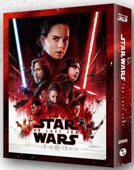 Star Wars: Episode VIII - The Last Jedi 3D Full Slip SteelBook (Blufans#47)(China)