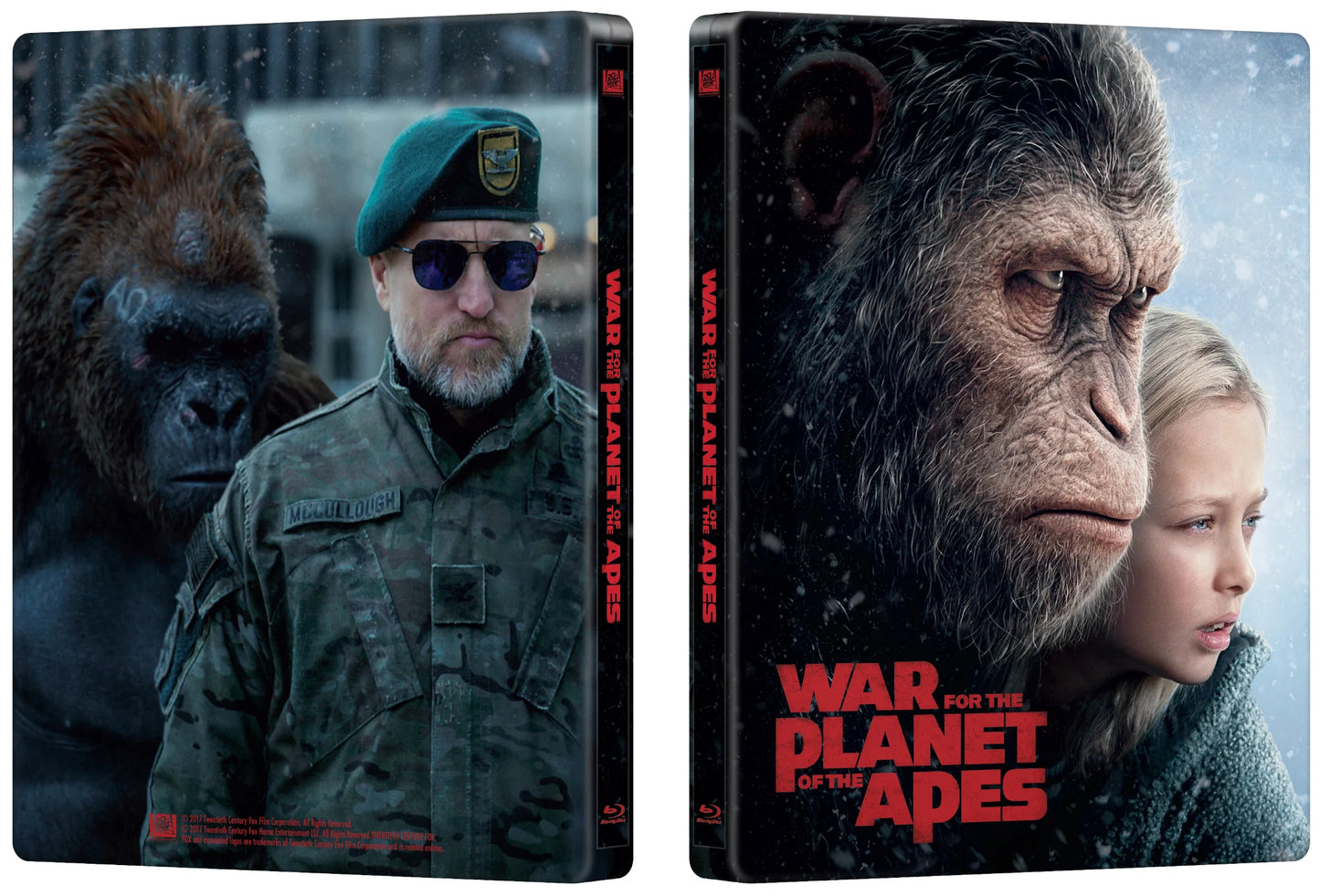 War For the Planet of the Apes 3D Double Lenticular SteelBook (ME#13)(Hong Kong)