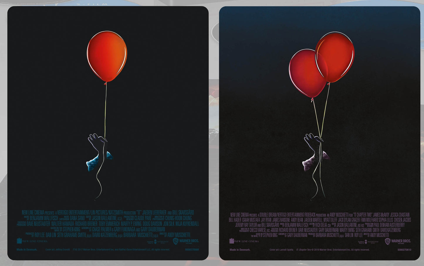 Stephen King's IT: Chapter 1 & 2-Film 4K Collection SteelBook (2017-2019)(UK)