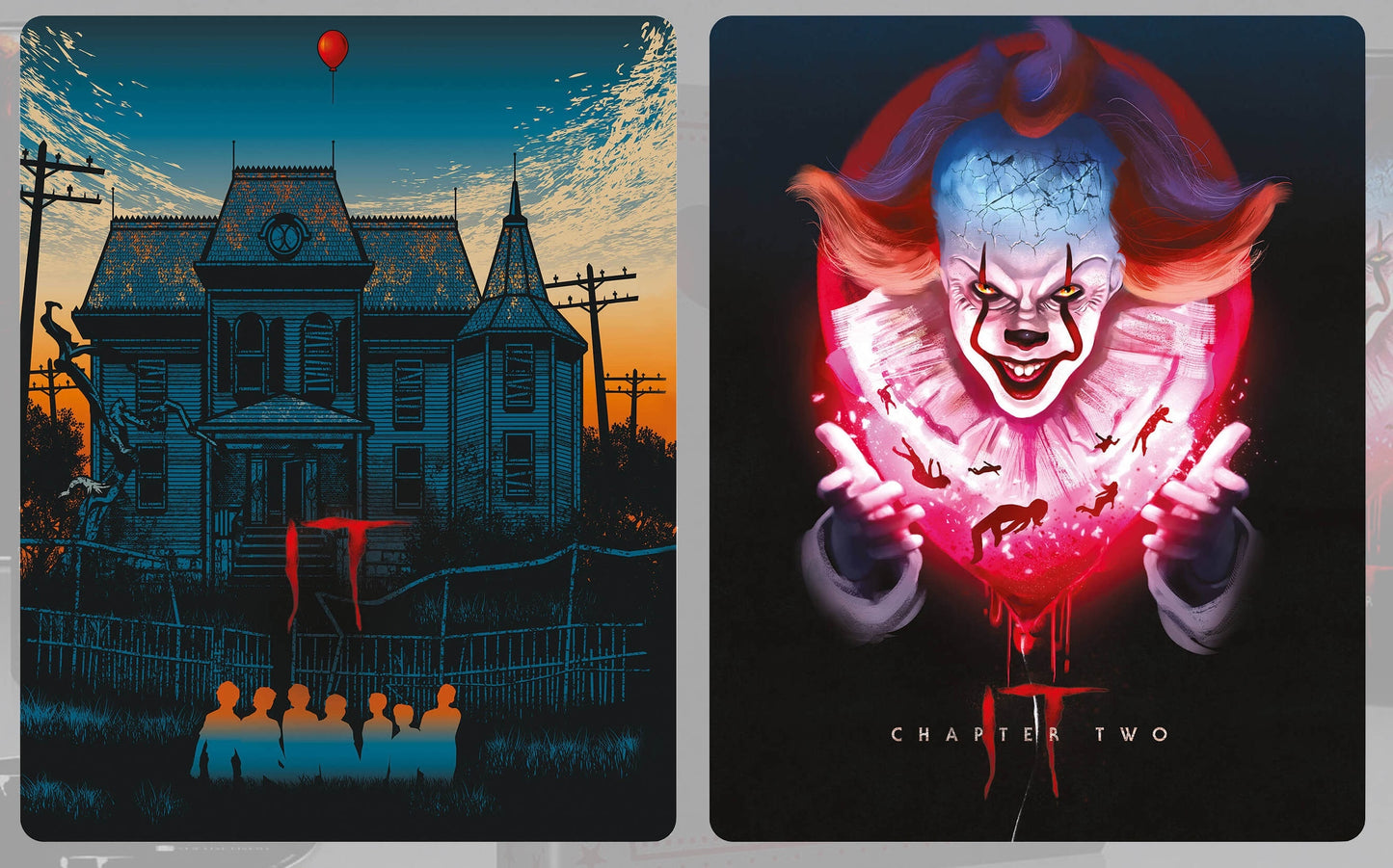 Stephen King's IT: Chapter 1 & 2-Film 4K Collection SteelBook (2017-2019)(UK)