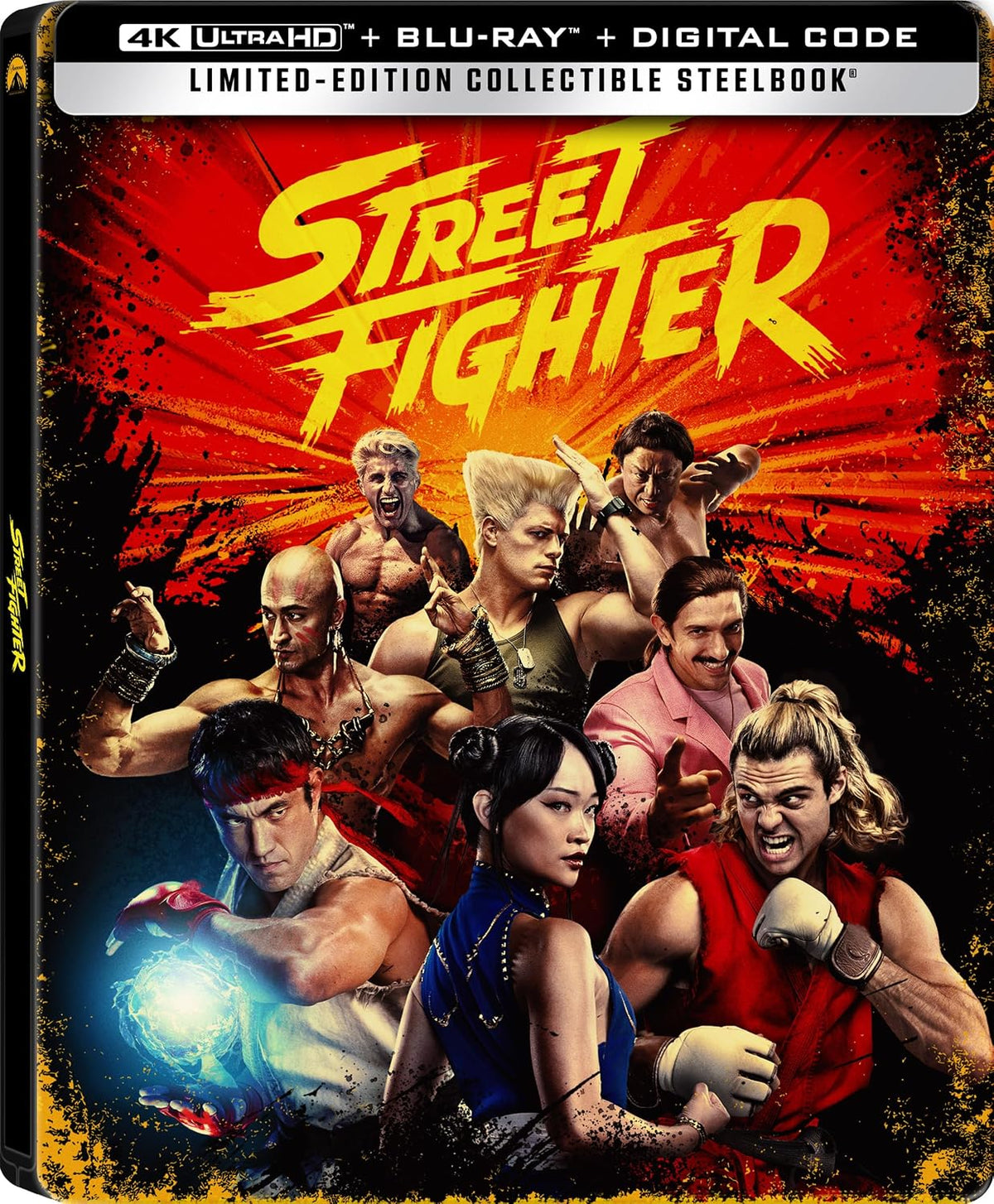 [Pre-Order] Street Fighter 4K SteelBook: Select Your Champion Edition (2026)(Exclusive)