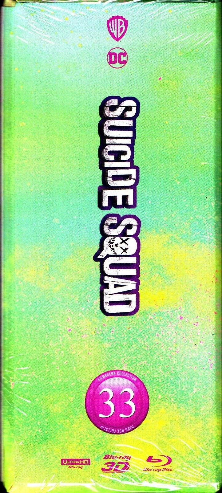 Suicide Squad 3D & 4K XL 1-Click SteelBook: Extended Cut (2016)(FAC#153)(Czech)