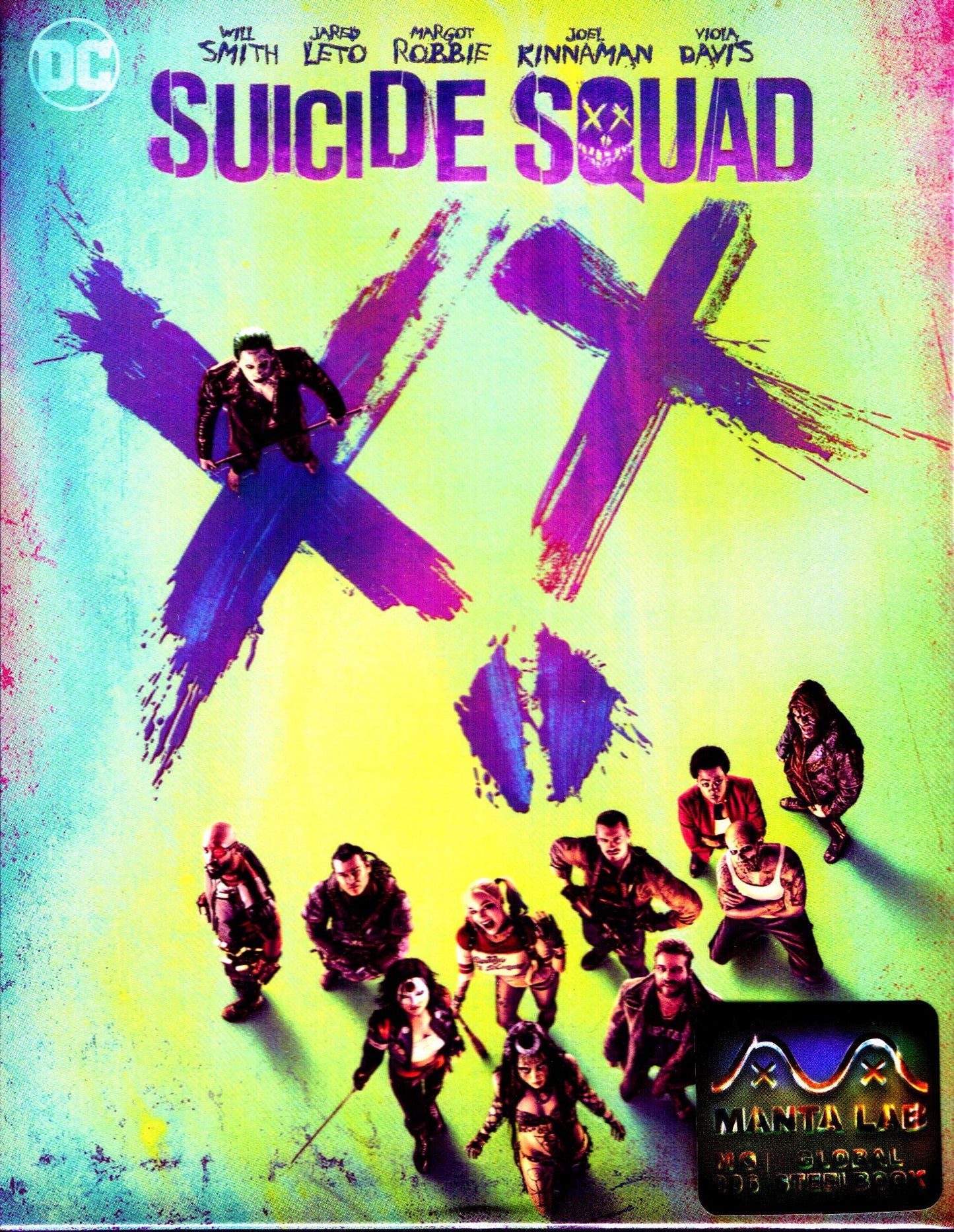 Suicide Squad 4K: Extended Cut Full Slip SteelBook (2016)(ME#06)(Hong Kong)