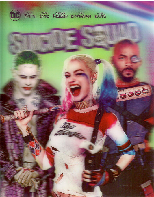 Suicide Squad Lenticular Sticker For SteelBook (2016)(FAC#153)(Czech)