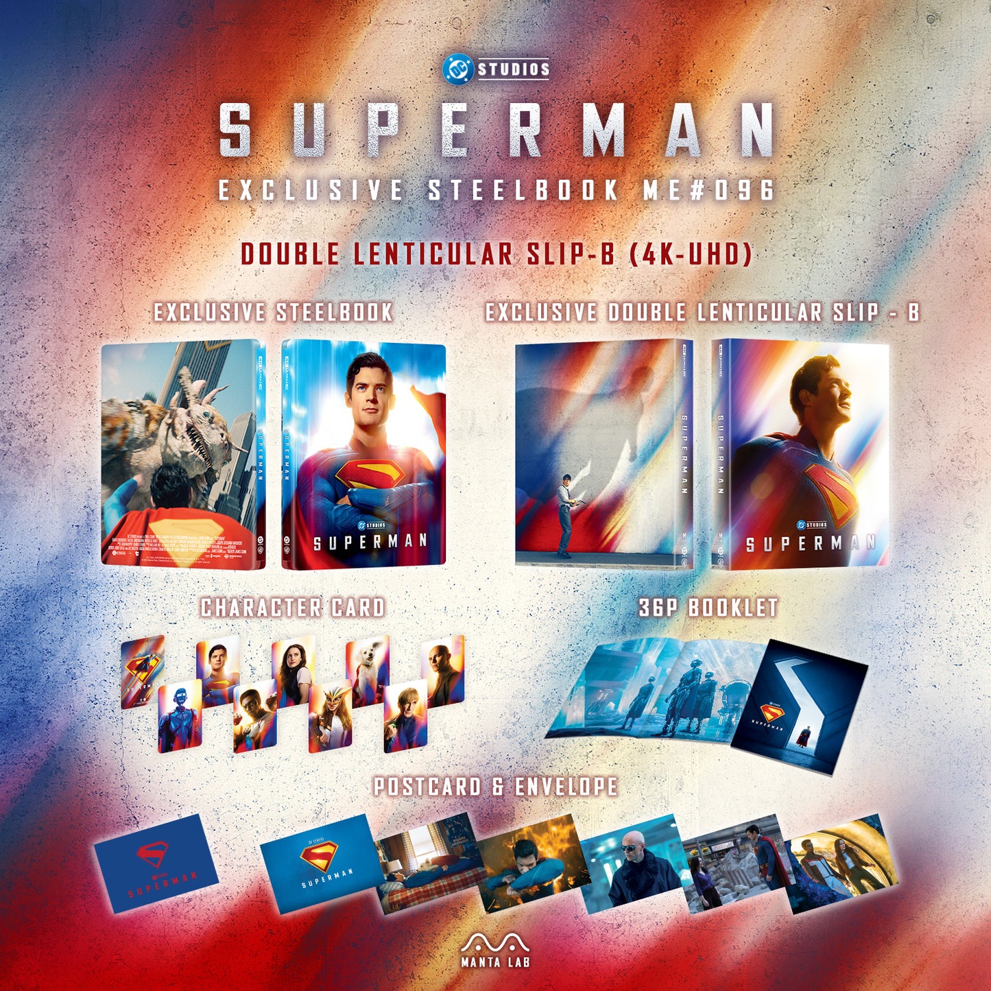 Superman 4K 1-Click SteelBook (2025)(ME#96)(Hong Kong)