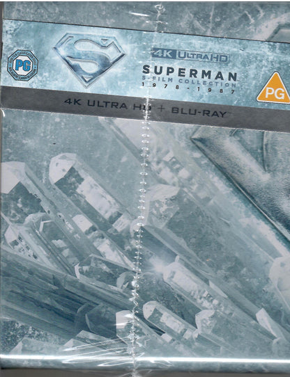 Superman I-IV 5-Film 4K SteelBook Collection (1978-2006)(UK)